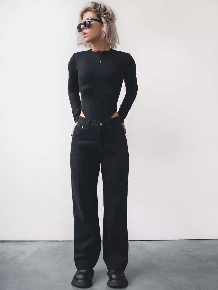 Jean Wide-Leg Essentials™ - Élégance Décontractée et Intemporelle