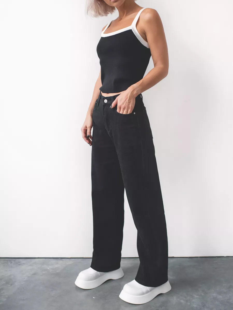 Jean Wide-Leg Essentials™ - Élégance Décontractée et Intemporelle