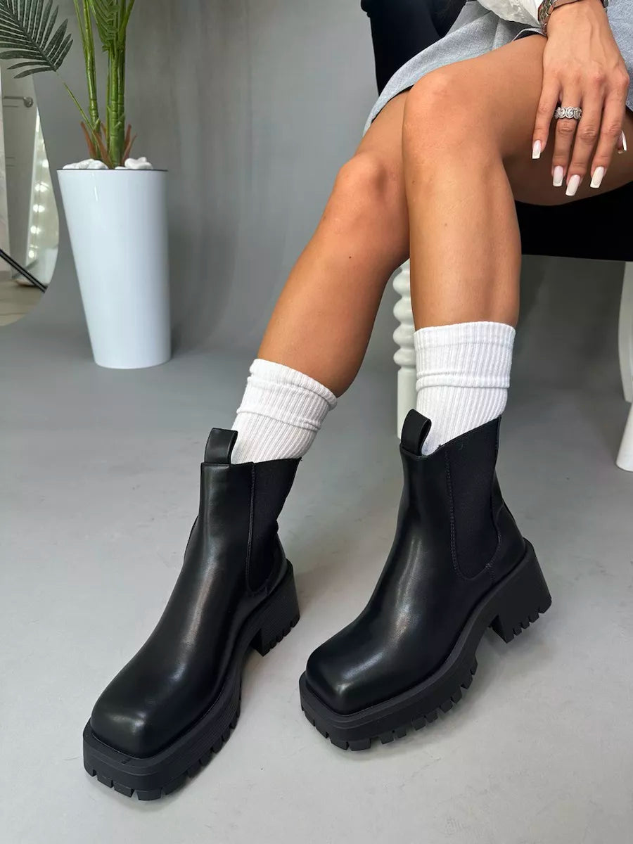 Bottines Urban Luxe™ - Élégance et Audace au Quotidien