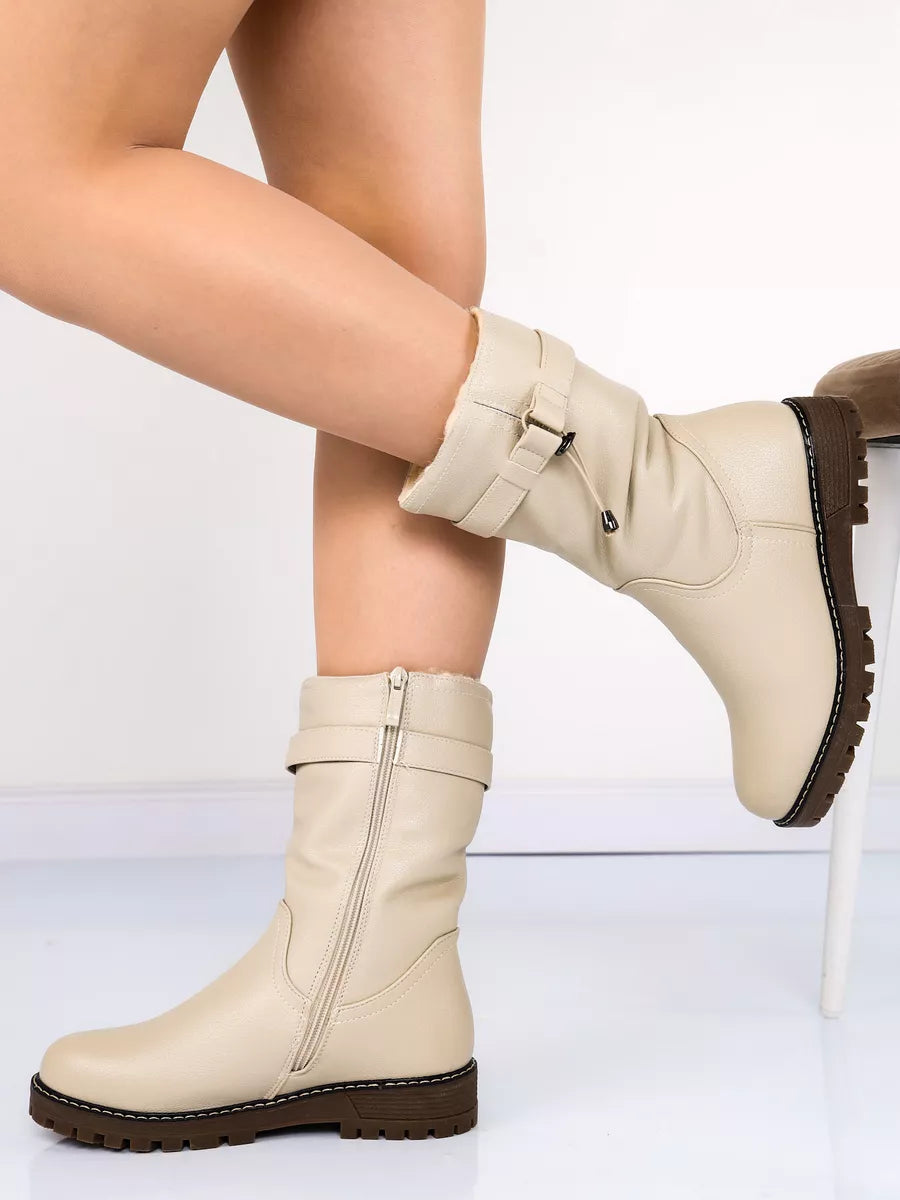 Bottes Doublure Polaire Luxe™ - Élégance et Protection Contre le Froid